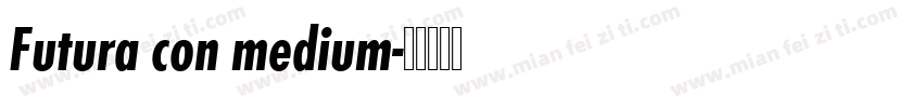 Futura con medium字体转换